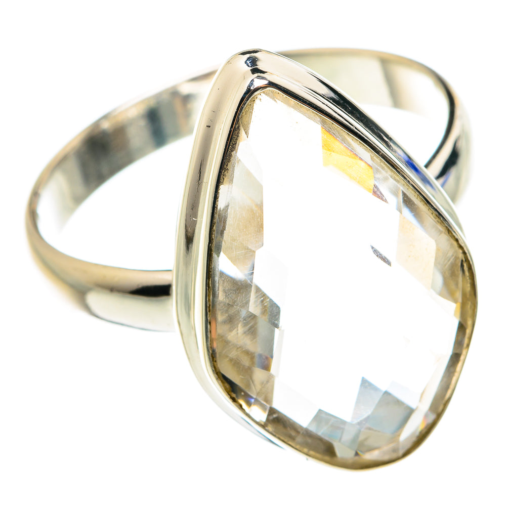 White Quartz Rings handcrafted by Ana Silver Co - RING76475