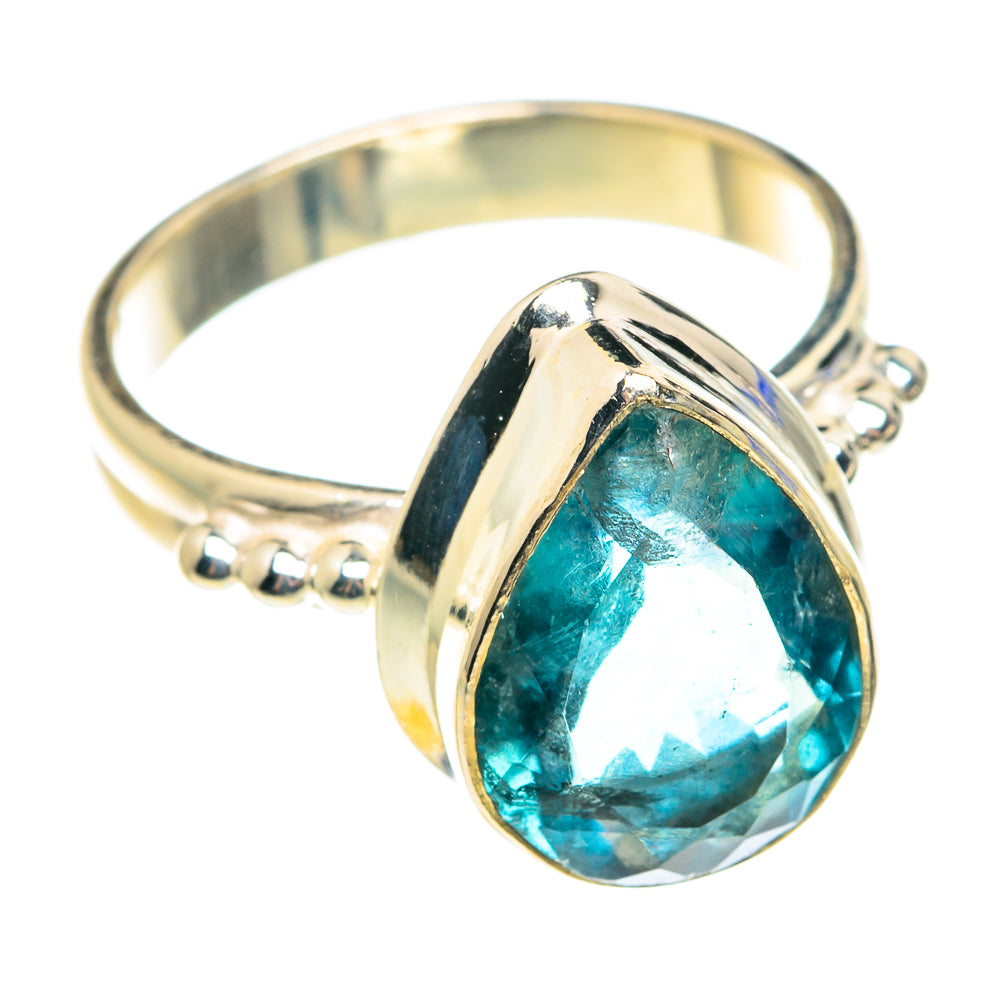 Blue Fluorite Rings handcrafted by Ana Silver Co - RING76479