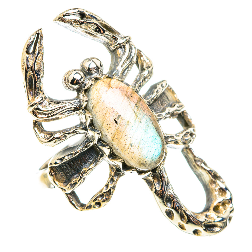 Labradorite Rings handcrafted by Ana Silver Co - RING76484