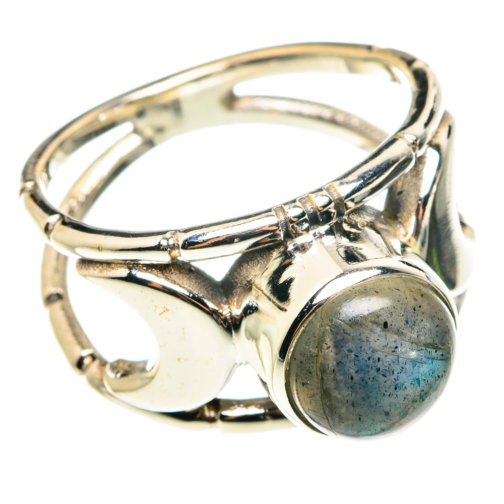 Labradorite Rings handcrafted by Ana Silver Co - RING76487