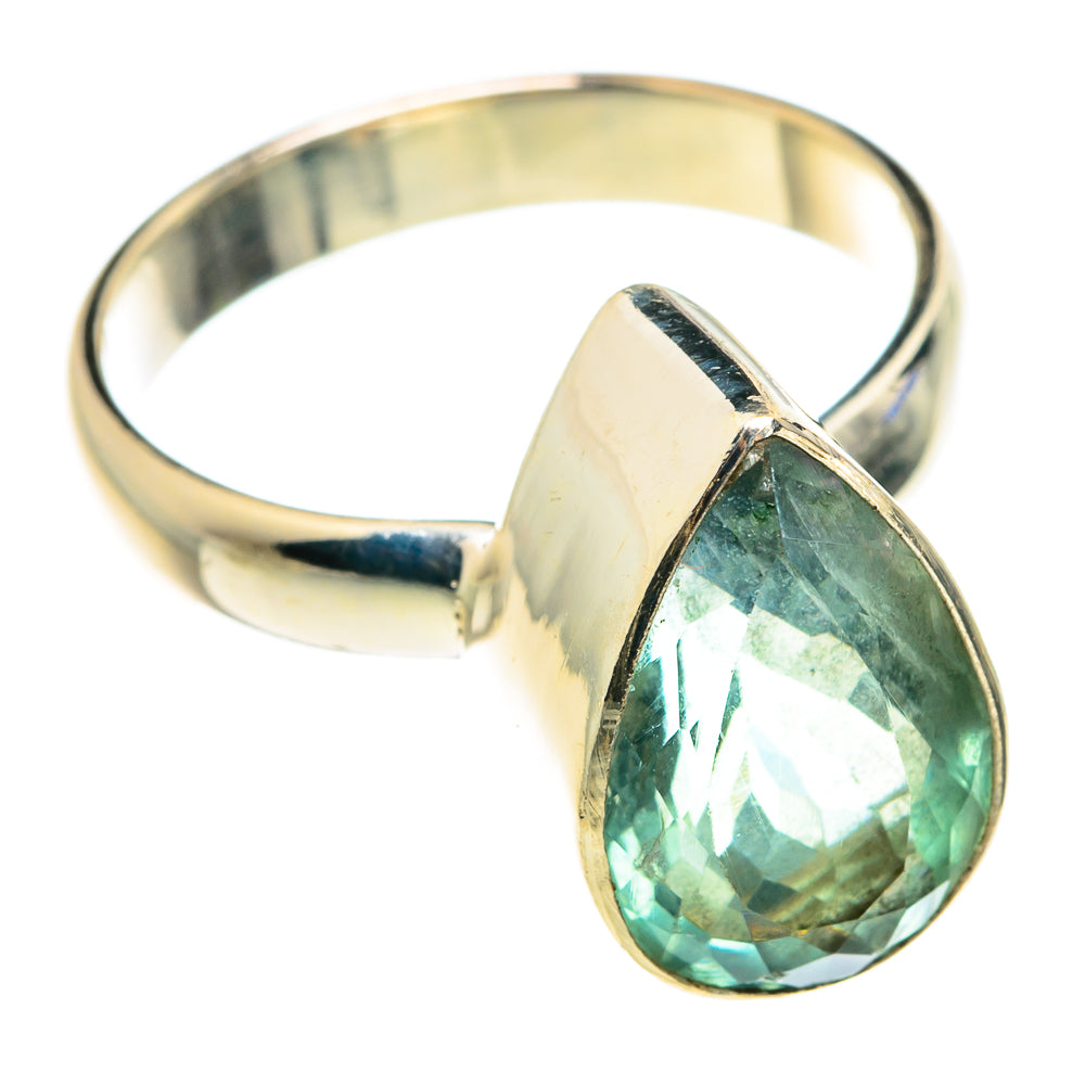 Green Fluorite Rings handcrafted by Ana Silver Co - RING76490