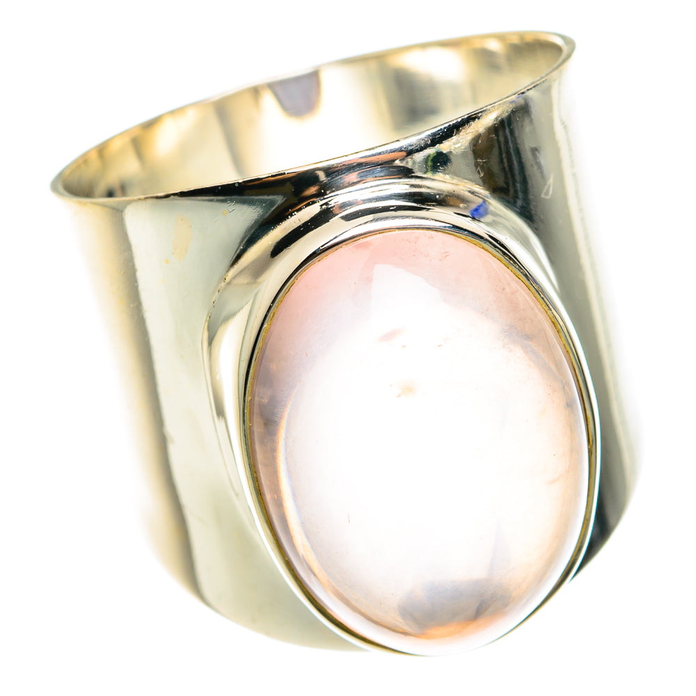 Rose Quartz Rings handcrafted by Ana Silver Co - RING76494