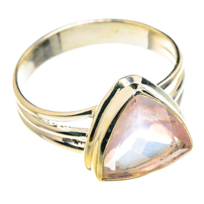 Rose Quartz Rings handcrafted by Ana Silver Co - RING76495