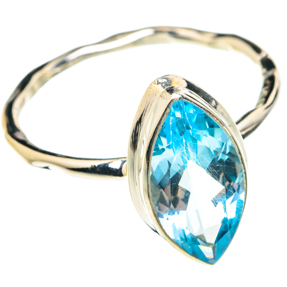 Blue Topaz Rings handcrafted by Ana Silver Co - RING76511