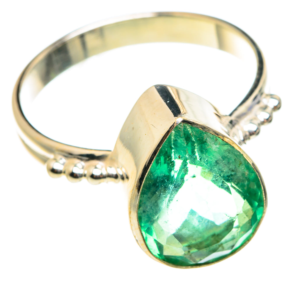 Green Fluorite Rings handcrafted by Ana Silver Co - RING76519