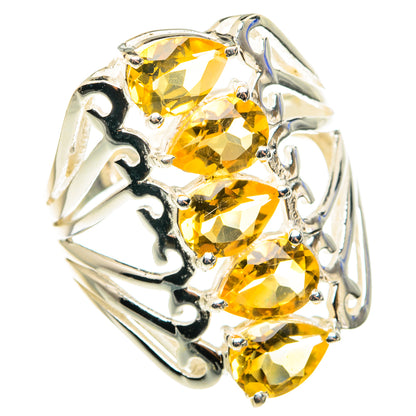 Citrine Rings handcrafted by Ana Silver Co - RING76521