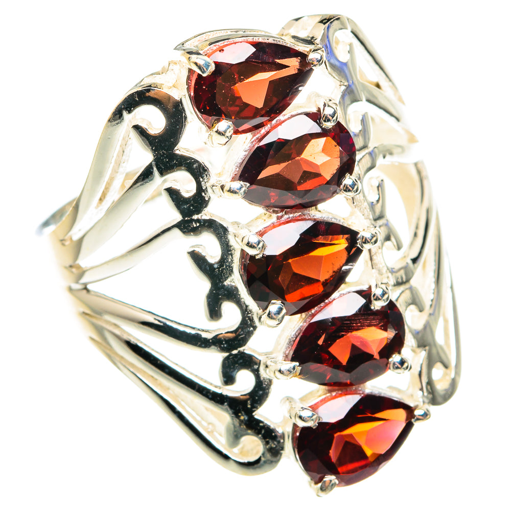 Garnet Rings handcrafted by Ana Silver Co - RING76530