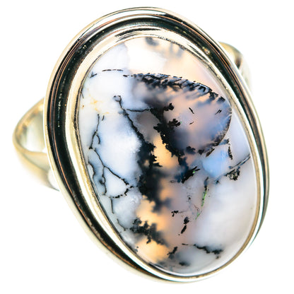 Dendritic Opal Rings handcrafted by Ana Silver Co - RING76545