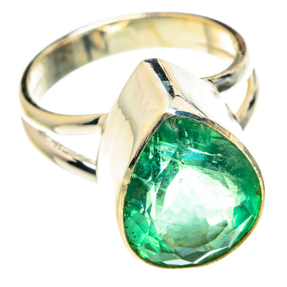 Green Fluorite Rings handcrafted by Ana Silver Co - RING76560