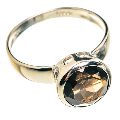 Smoky Quartz Rings handcrafted by Ana Silver Co - RING76562
