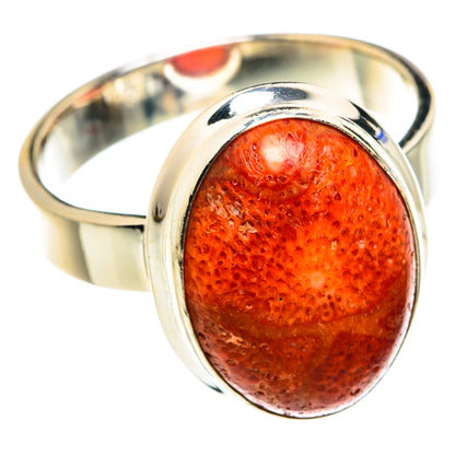 Sponge Coral Rings handcrafted by Ana Silver Co - RING76564 - Photo 2