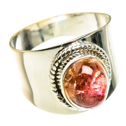 Pink Tourmaline Rings handcrafted by Ana Silver Co - RING76566