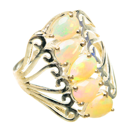 Ethiopian Opal Rings handcrafted by Ana Silver Co - RING76583