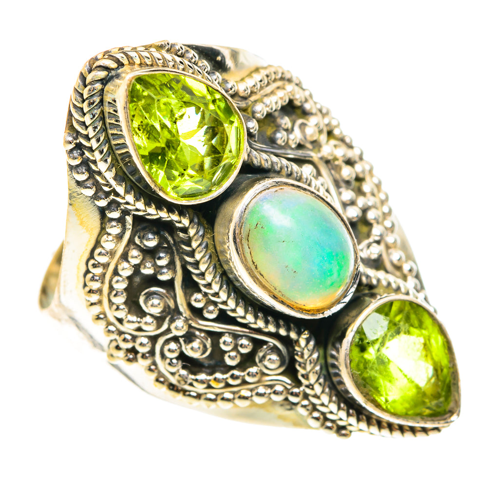 Ethiopian Opal Rings handcrafted by Ana Silver Co - RING76585