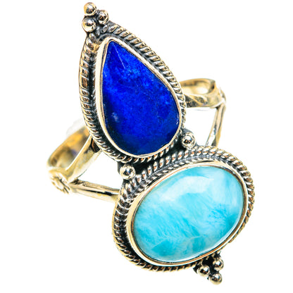 Larimar Rings handcrafted by Ana Silver Co - RING76591