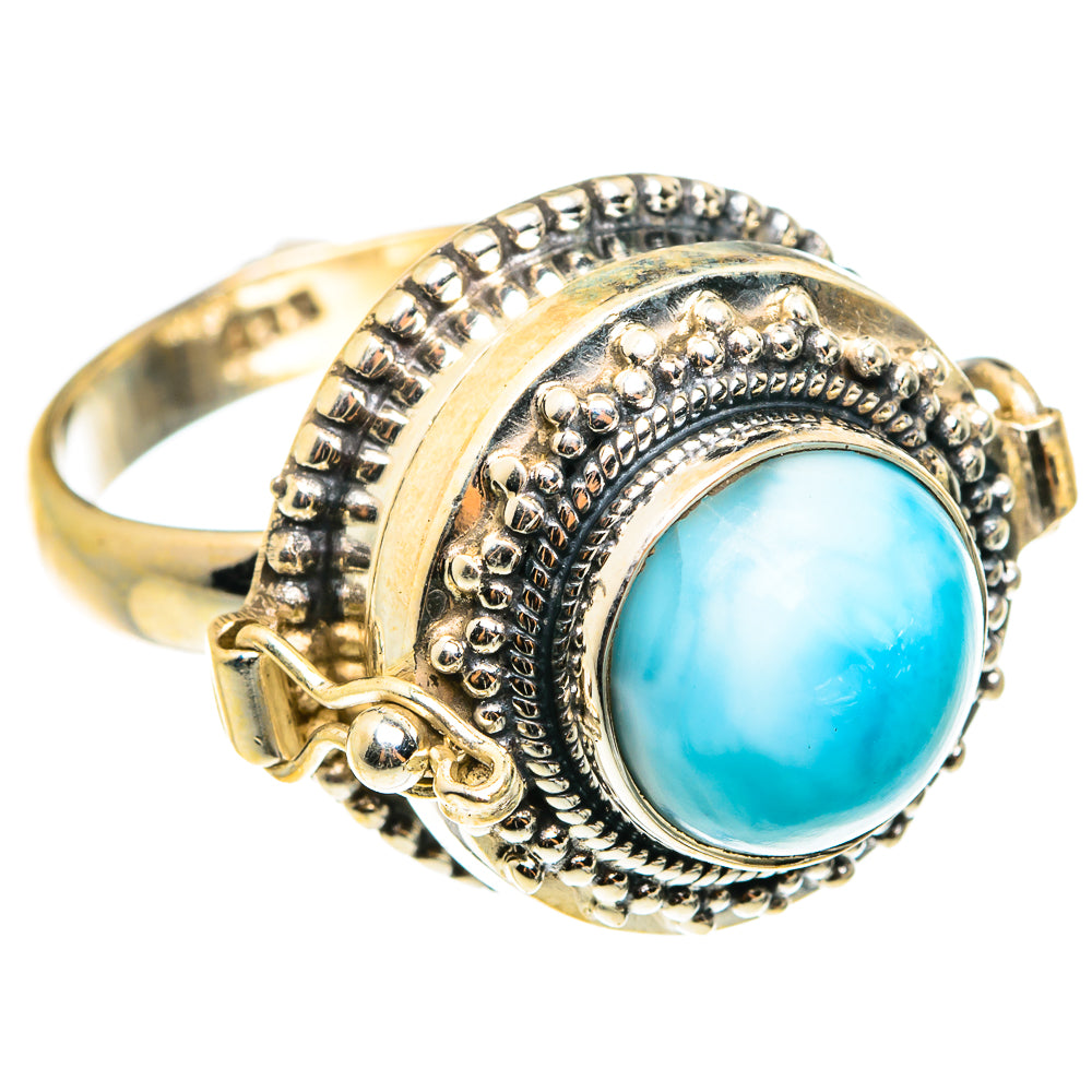 Larimar Rings handcrafted by Ana Silver Co - RING76594