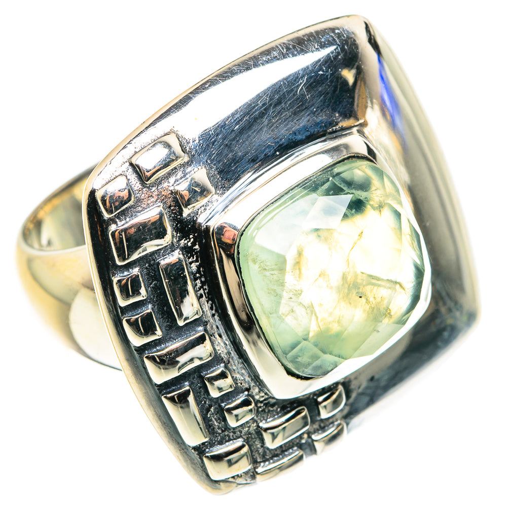 Prehnite Rings handcrafted by Ana Silver Co - RING76598