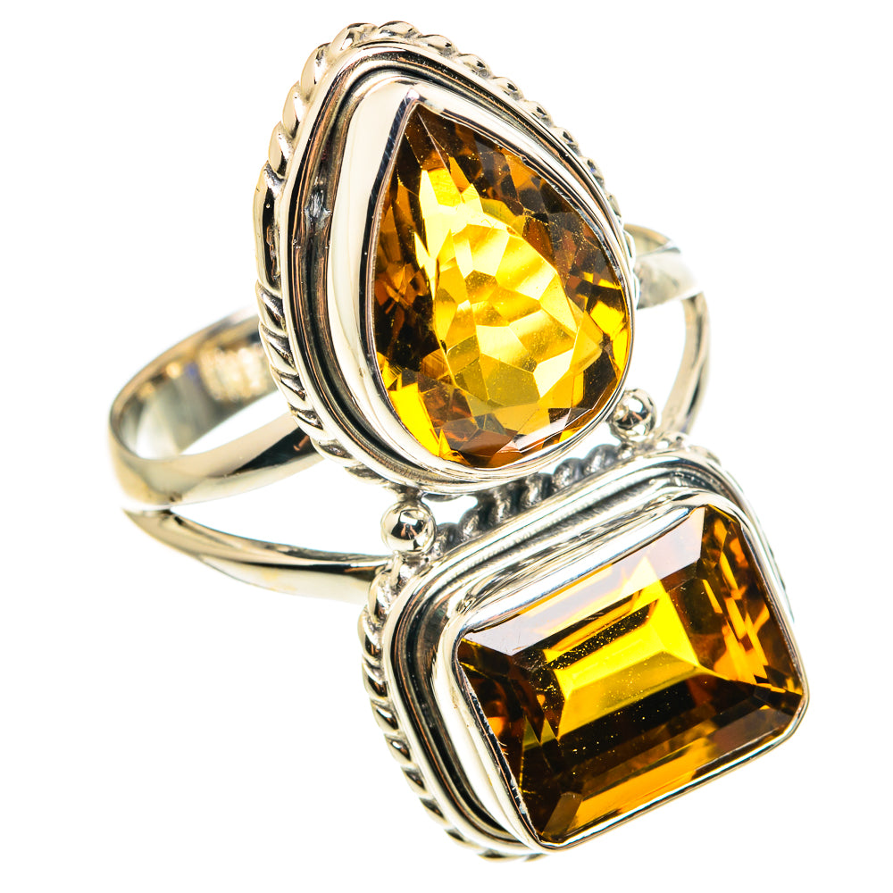 Mandarin Citrine Rings handcrafted by Ana Silver Co - RING76604