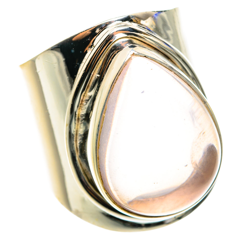 Rose Quartz Rings handcrafted by Ana Silver Co - RING76606