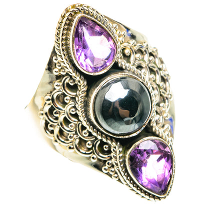 Hematite Rings handcrafted by Ana Silver Co - RING76609