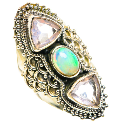 Ethiopian Opal Rings handcrafted by Ana Silver Co - RING76614