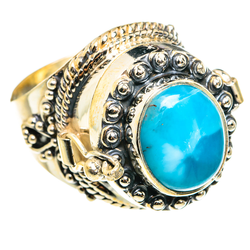 Larimar Rings handcrafted by Ana Silver Co - RING76617