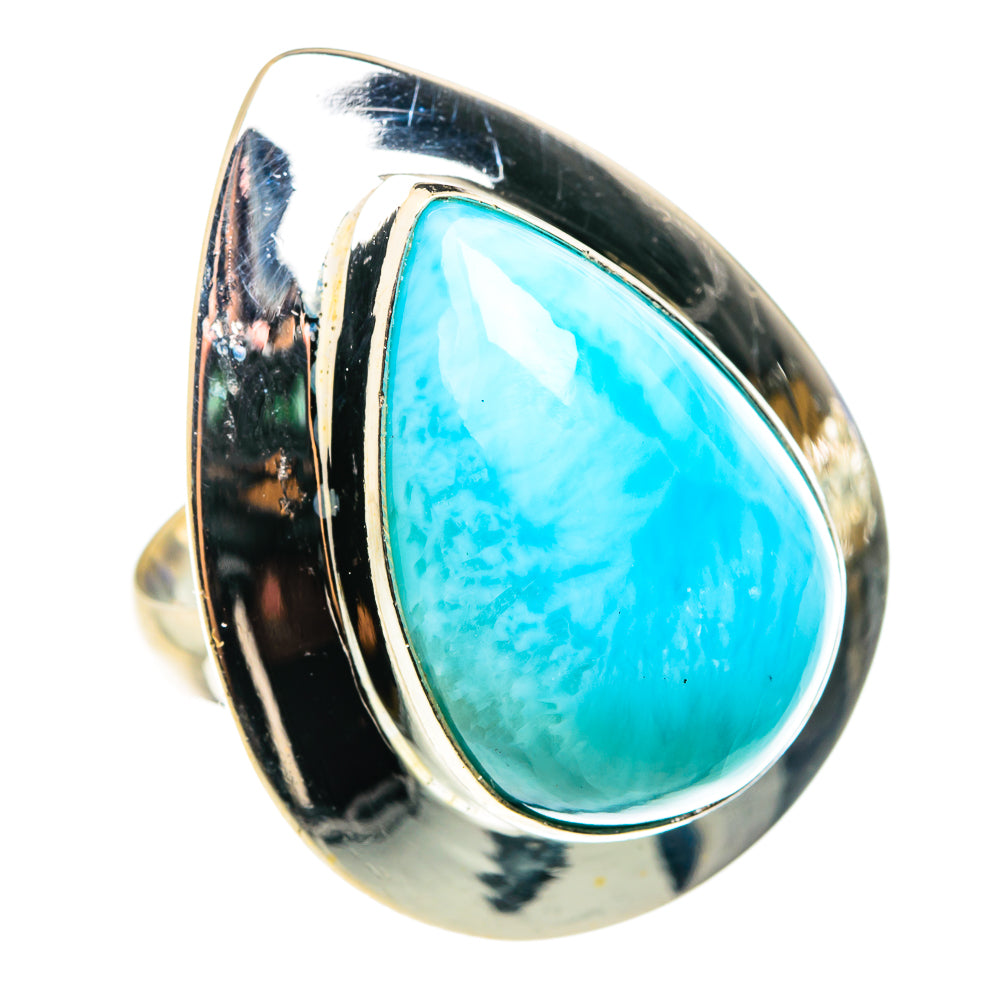 Larimar Rings handcrafted by Ana Silver Co - RING76621