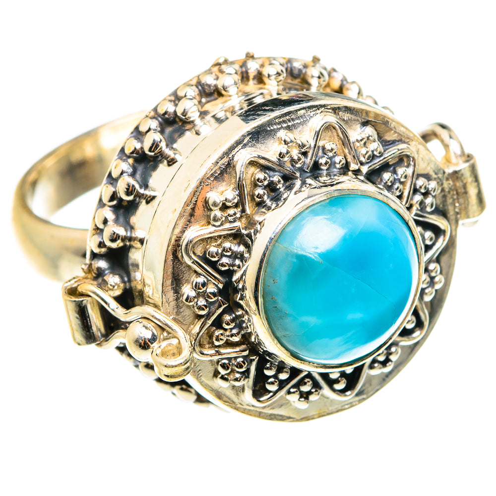 Larimar Rings handcrafted by Ana Silver Co - RING76624