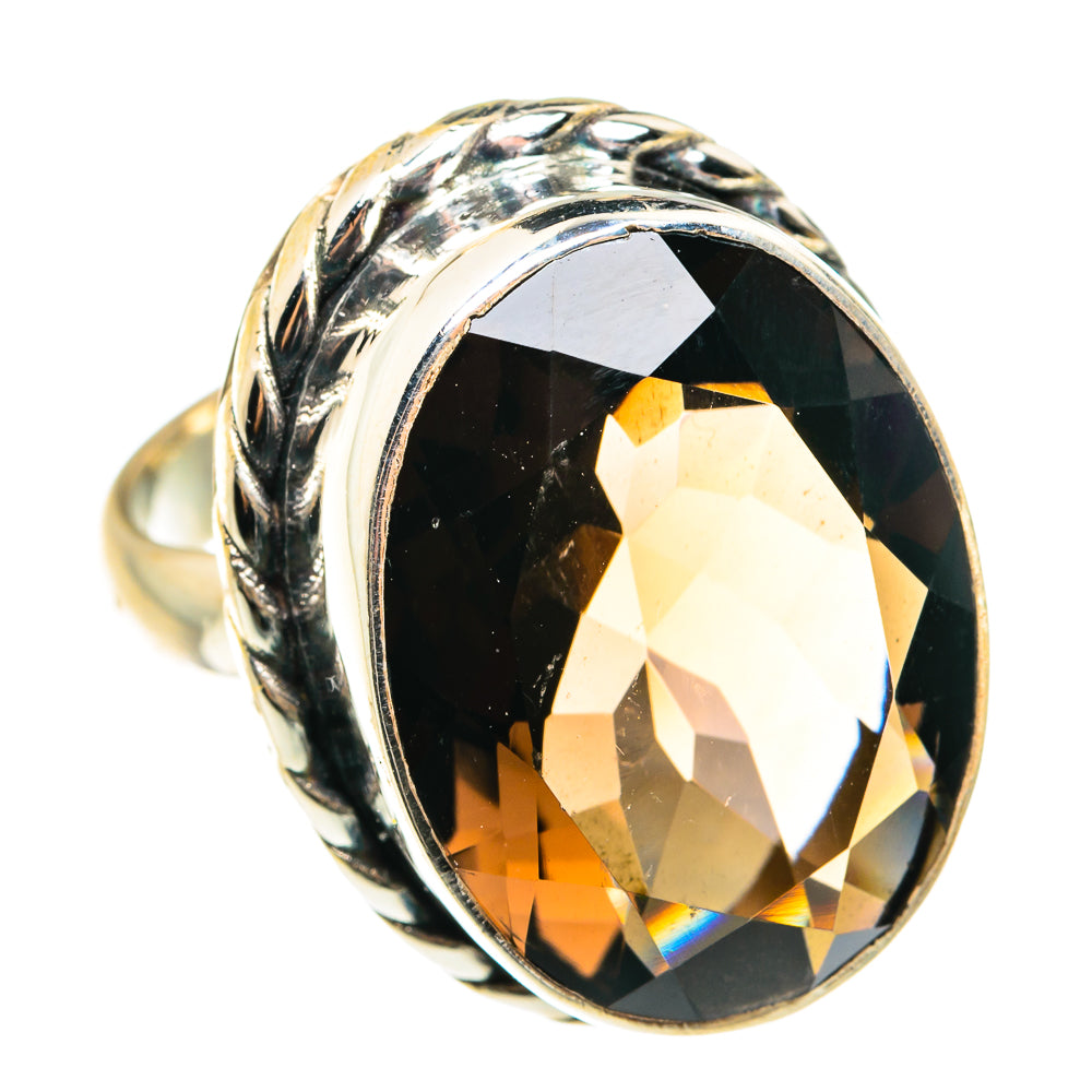 Smoky Quartz Rings handcrafted by Ana Silver Co - RING76632