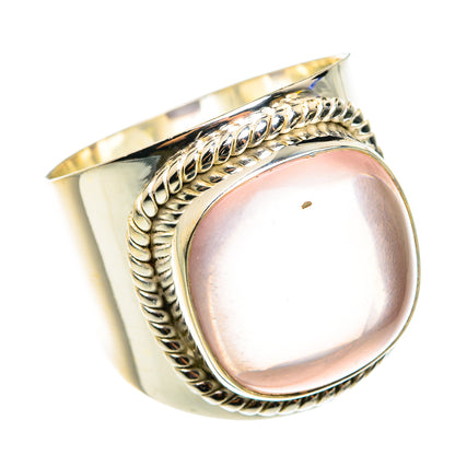 Rose Quartz Rings handcrafted by Ana Silver Co - RING76636