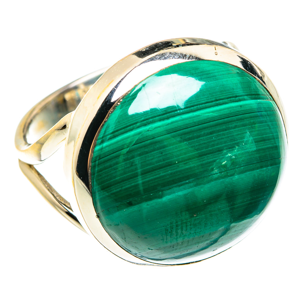 Malachite Rings handcrafted by Ana Silver Co - RING76655
