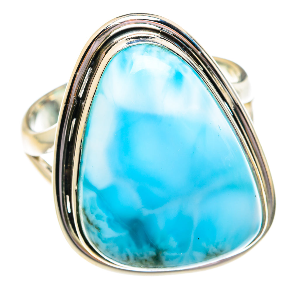 Larimar Rings handcrafted by Ana Silver Co - RING76673