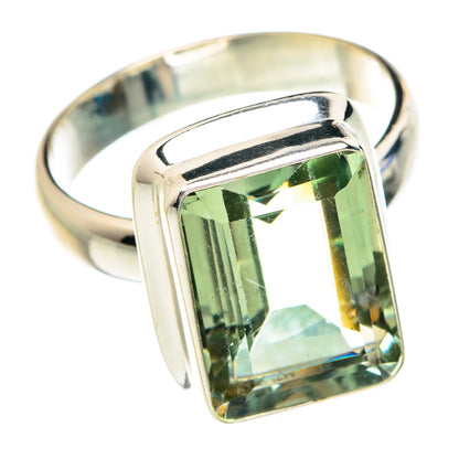 Green Amethyst Rings handcrafted by Ana Silver Co - RING76676