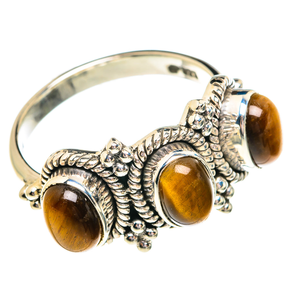 Tiger Eye Rings handcrafted by Ana Silver Co - RING76678