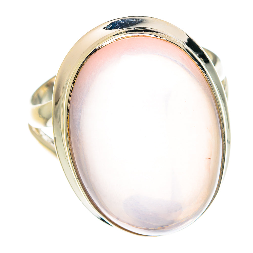 Rose Quartz Rings handcrafted by Ana Silver Co - RING76683