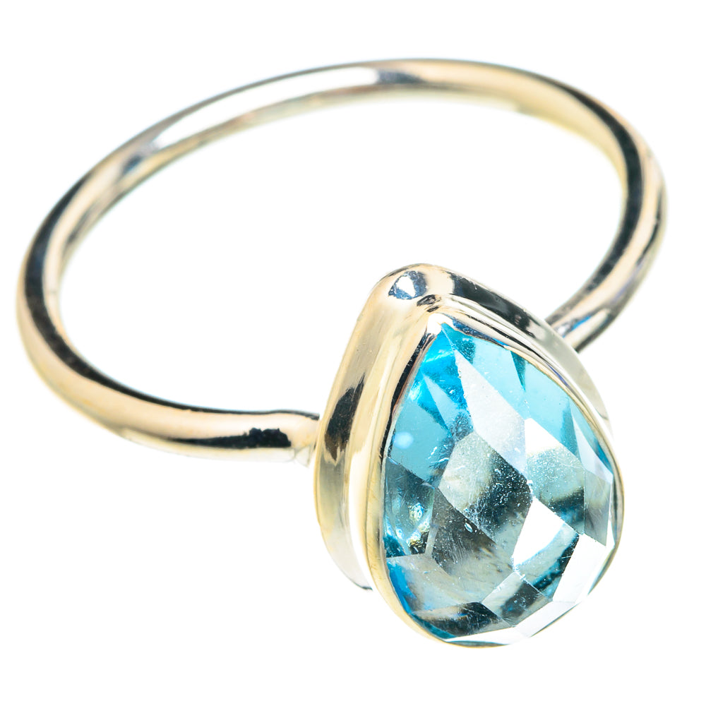Blue Topaz Rings handcrafted by Ana Silver Co - RING76704