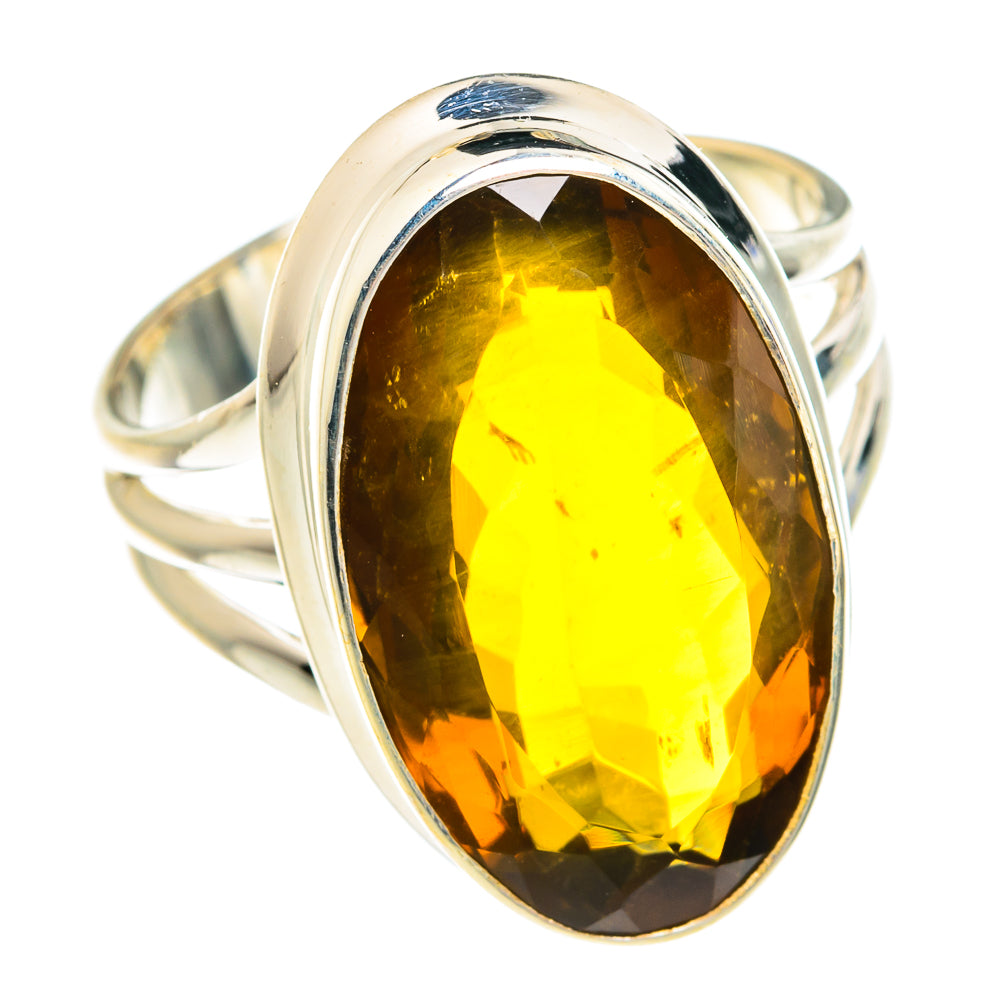 Mandarin Citrine Rings handcrafted by Ana Silver Co - RING76707