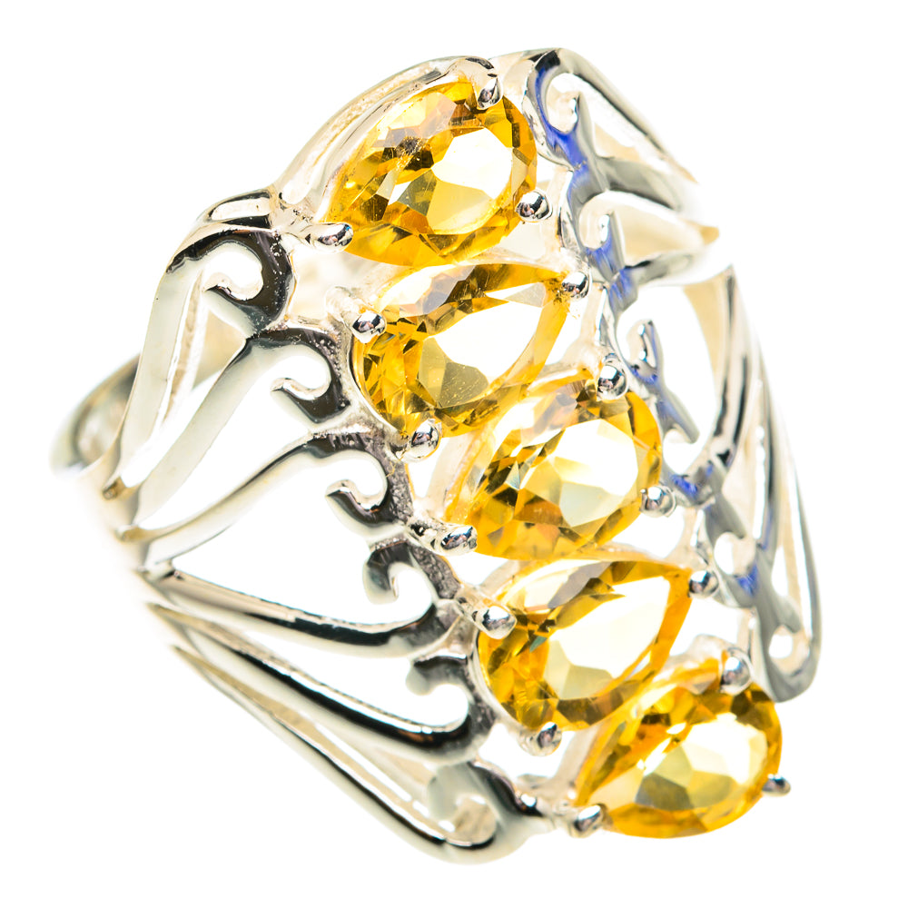Citrine Rings handcrafted by Ana Silver Co - RING76710