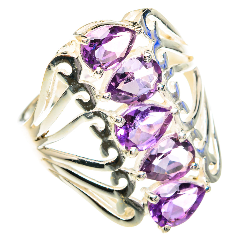 Amethyst Rings handcrafted by Ana Silver Co - RING76718