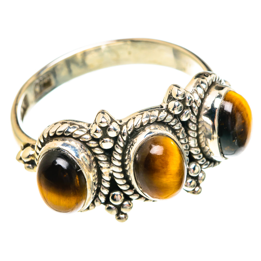 Tiger Eye Rings handcrafted by Ana Silver Co - RING76735