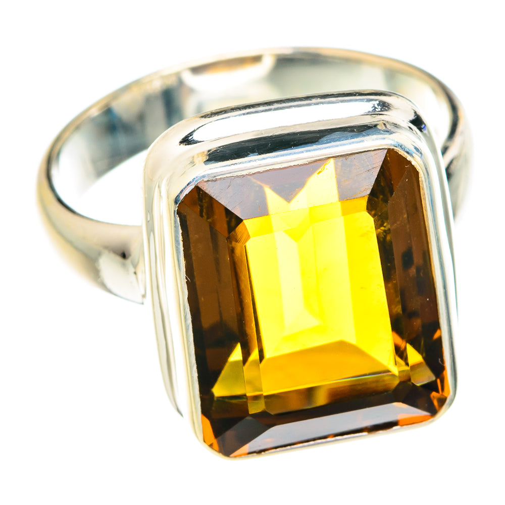 Mandarin Citrine Rings handcrafted by Ana Silver Co - RING76736