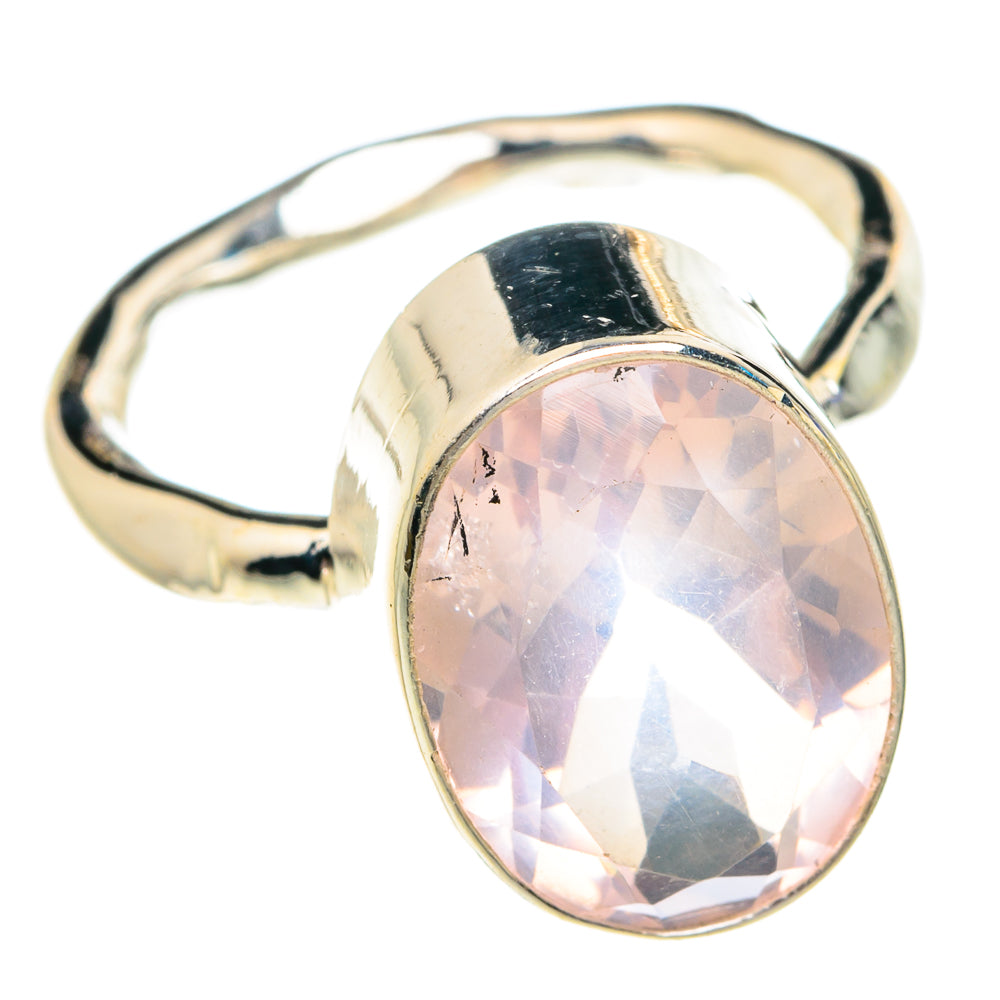 Rose Quartz Rings handcrafted by Ana Silver Co - RING76740