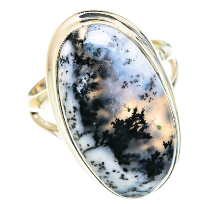 Dendritic Opal Rings handcrafted by Ana Silver Co - RING76751