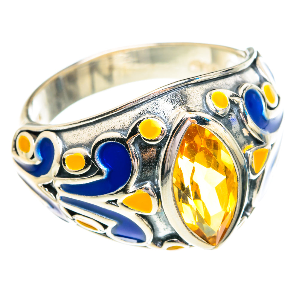 Citrine Rings handcrafted by Ana Silver Co - RING76752