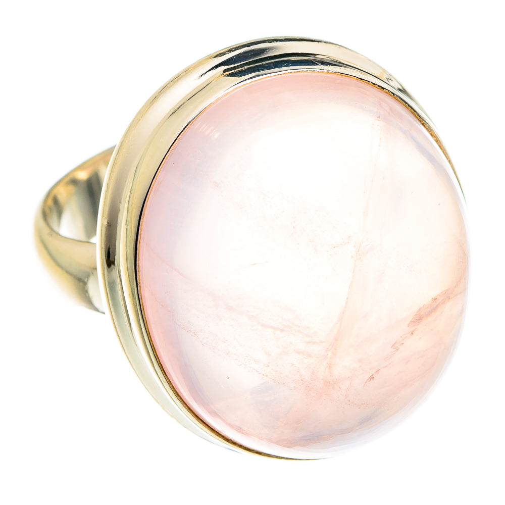 Rose Quartz Rings handcrafted by Ana Silver Co - RING76765