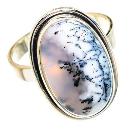 Dendritic Opal Rings handcrafted by Ana Silver Co - RING76775