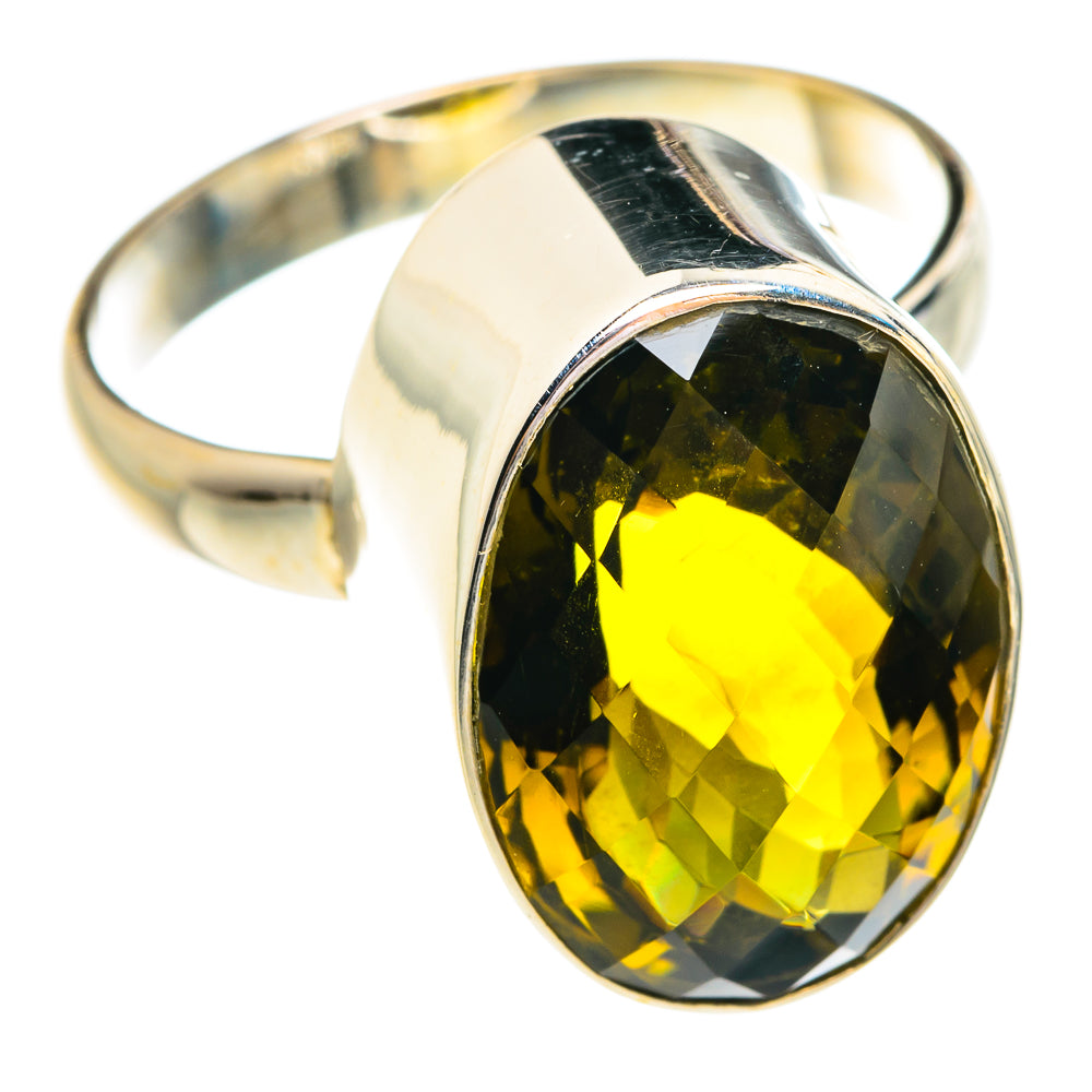 Olive Quartz Rings handcrafted by Ana Silver Co - RING76779