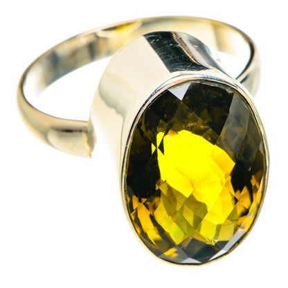 Olive Quartz Rings handcrafted by Ana Silver Co - RING76779