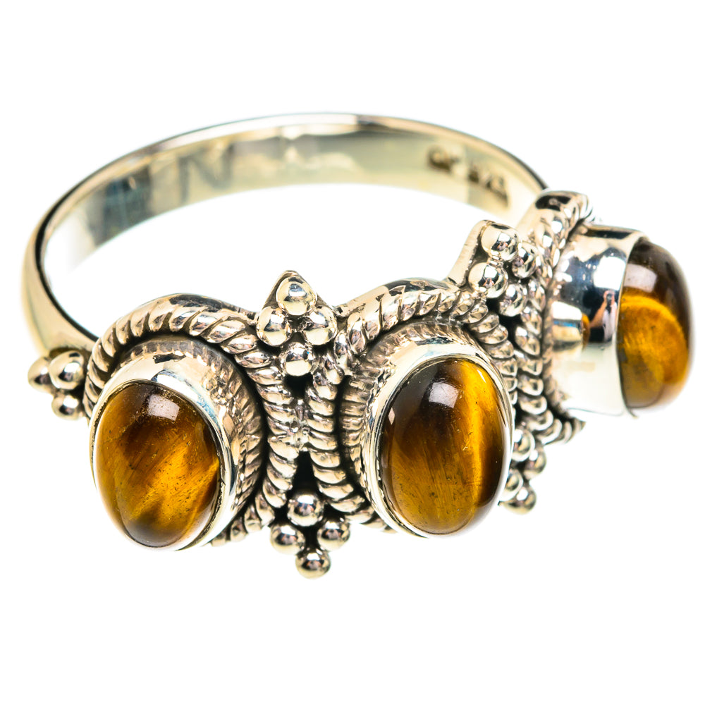 Tiger Eye Rings handcrafted by Ana Silver Co - RING76786
