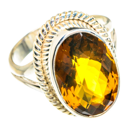 Mandarin Citrine Rings handcrafted by Ana Silver Co - RING76787